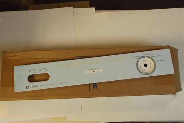 MAYTAG DISHWASHER 99001502 OVERLAY CONTROL PANE NEW IN BOX MAYTAG DISHWASHER 99001502 OVERLAY CONTROL PANE NEW IN BOX